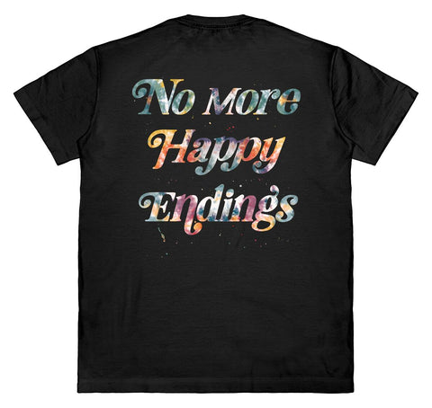 Rip n Repair No More Happy Endings T-shirt (Black) - Rip n Repair