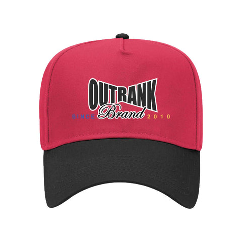Outrank Snapback (Red/Black) - Outrank