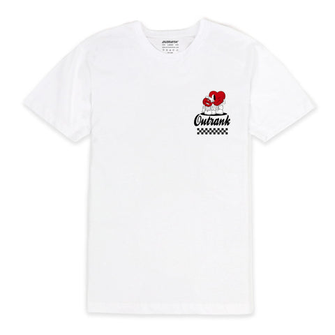 Outrank No Fake Love T-shirt (White) - Outrank