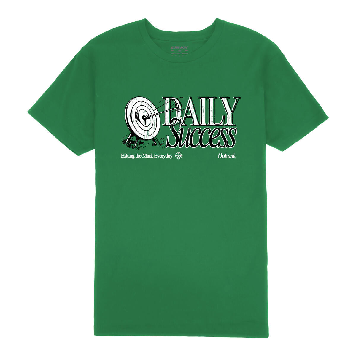 Outrank Daily Success T-shirt (Green) - Outrank