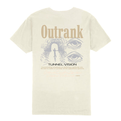 Outrank Tunnel Vision T-shirt (Vintage White) - Outrank