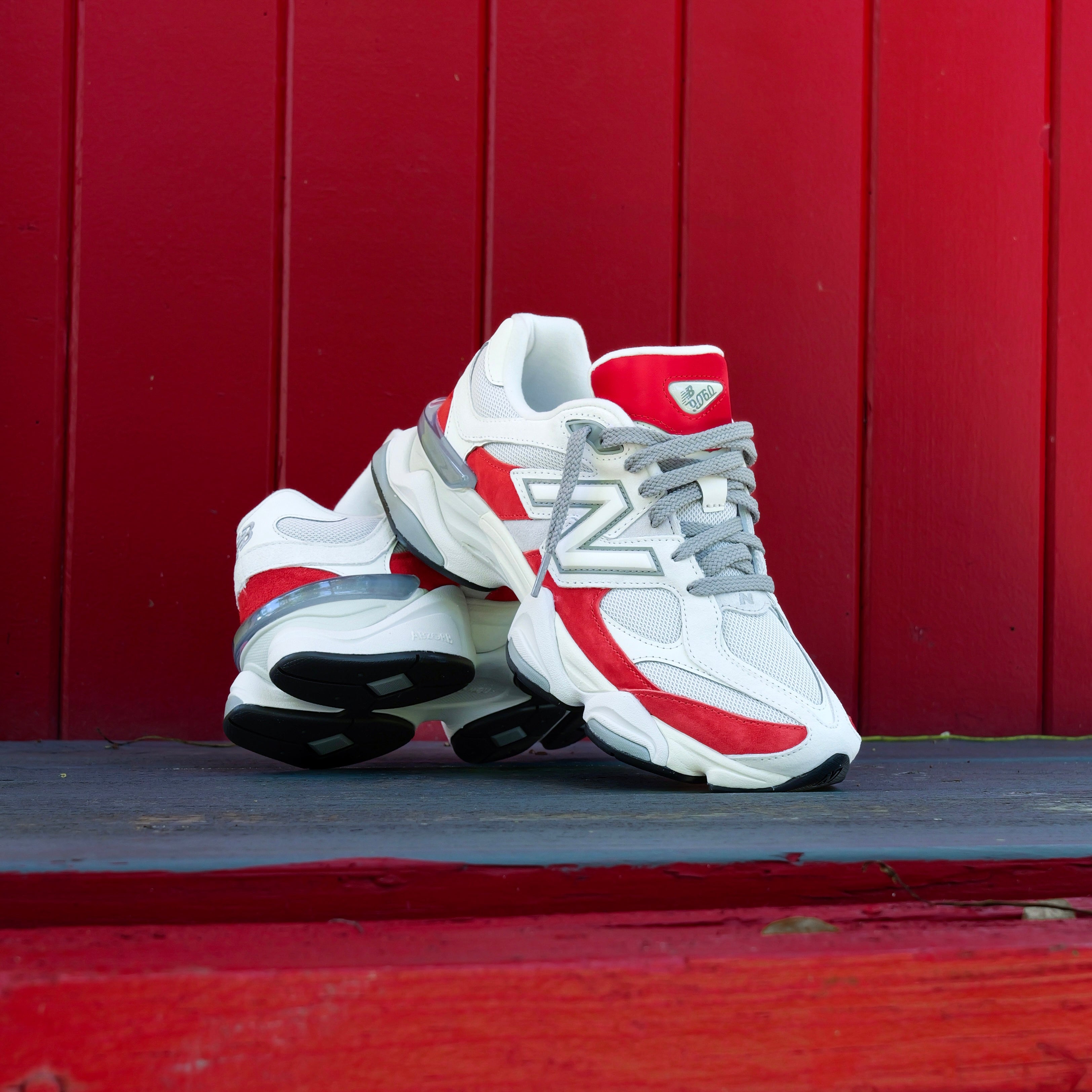 New Balance 9060 (Grey/Red) - U9060JBE - New Balance