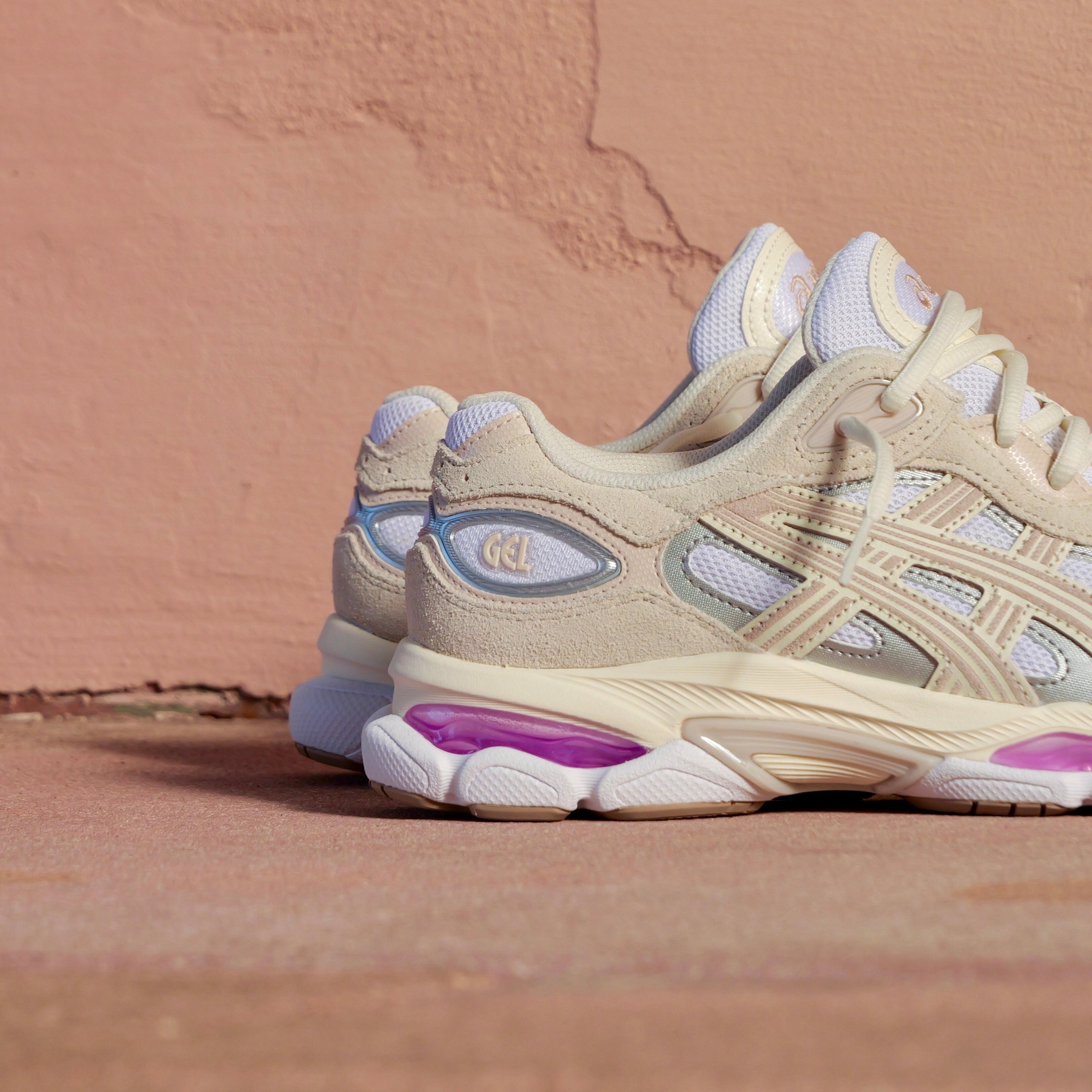 Mens Asics Gel-NYC 2.0 (White/Cream)