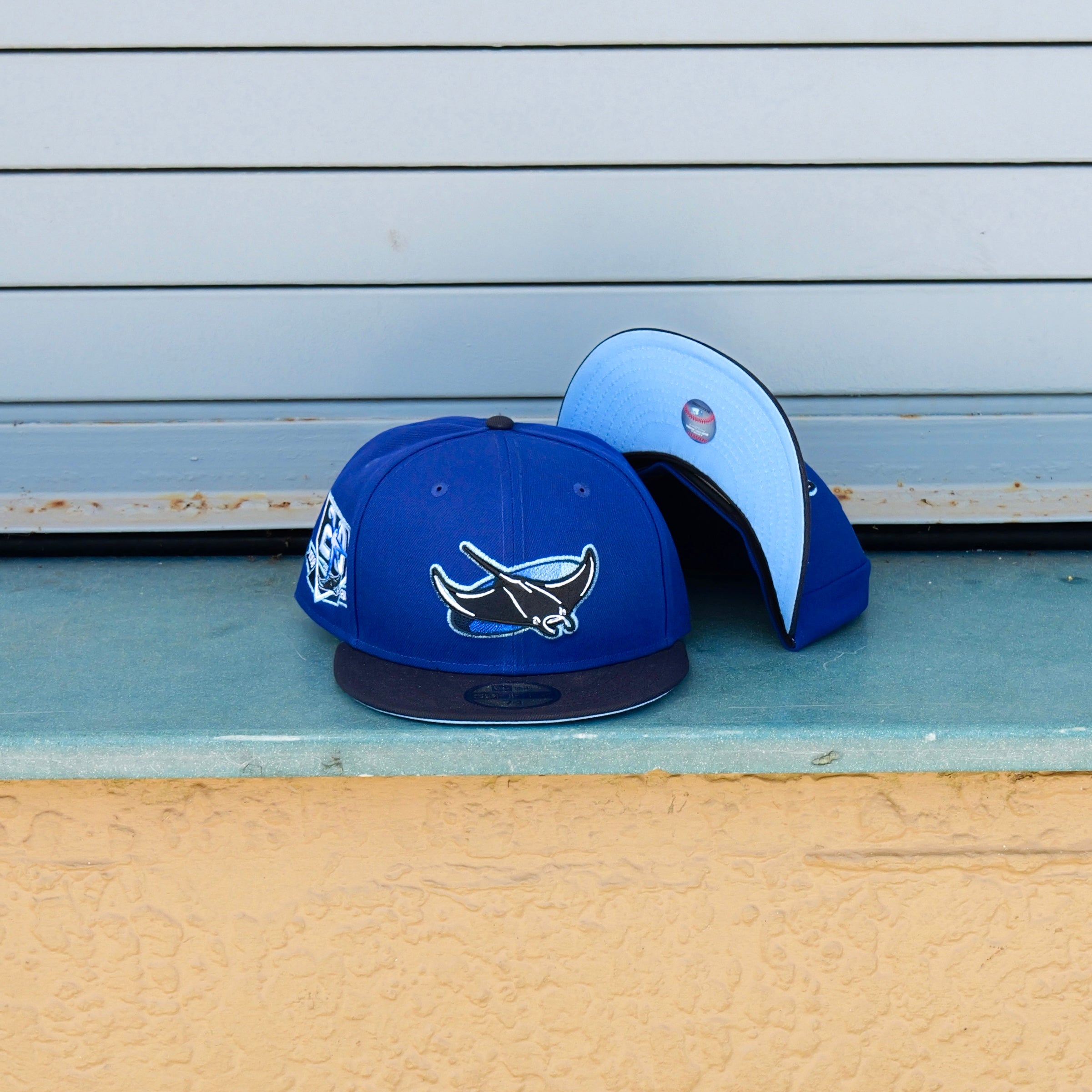 New Era Tampa Bay Rays 20th Anniversary Side Patch Fitted - New Era