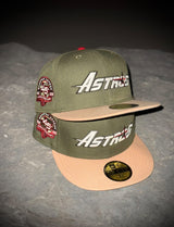 New Era Houston Astros 45th Anniversary Grey UV (Olive/Khaki) 59Fifty Fitted