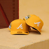 New Era Atlanta Braves 30th Season 9FIFTY A-Frame Snapback-(Gold) - New Era