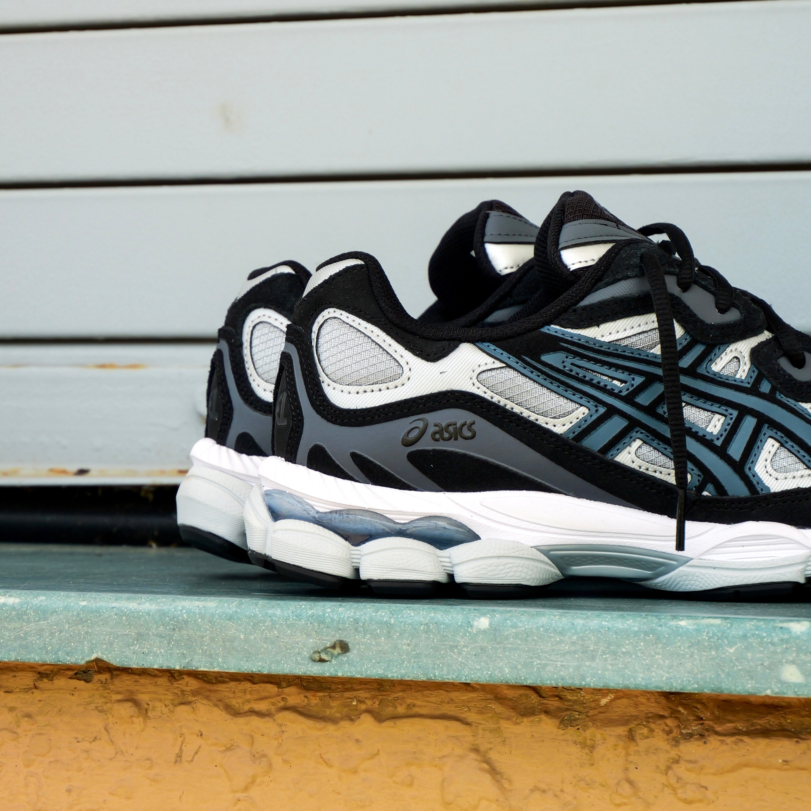 Mens Asics Gel-NYC (Gravel/ Raw Indigo)