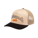 Godspeed GS Forever Trucker Hat (Bone/Blue/Orange)