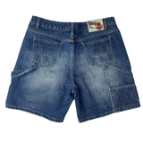 DRY ROT "Dr. Stamped" Cargo Shorts (Blue)