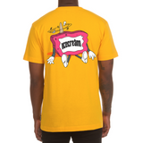 Ice Cream Knock Out SS Tee (Saffron) - Ice Cream