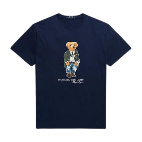Polo Ralph Lauren Classic Fit Polo Bear Jersey T-Shirt (Navy) - Polo Ralph Lauren