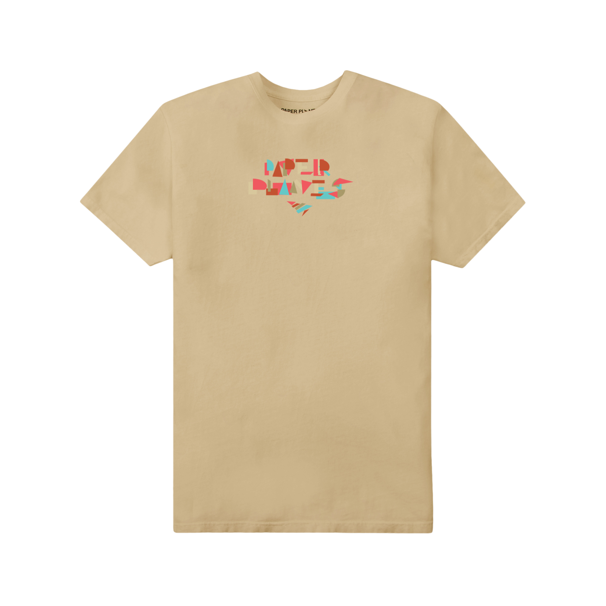 Paper Plane Mosaic Tee (Irish Cream) - Paper Plane