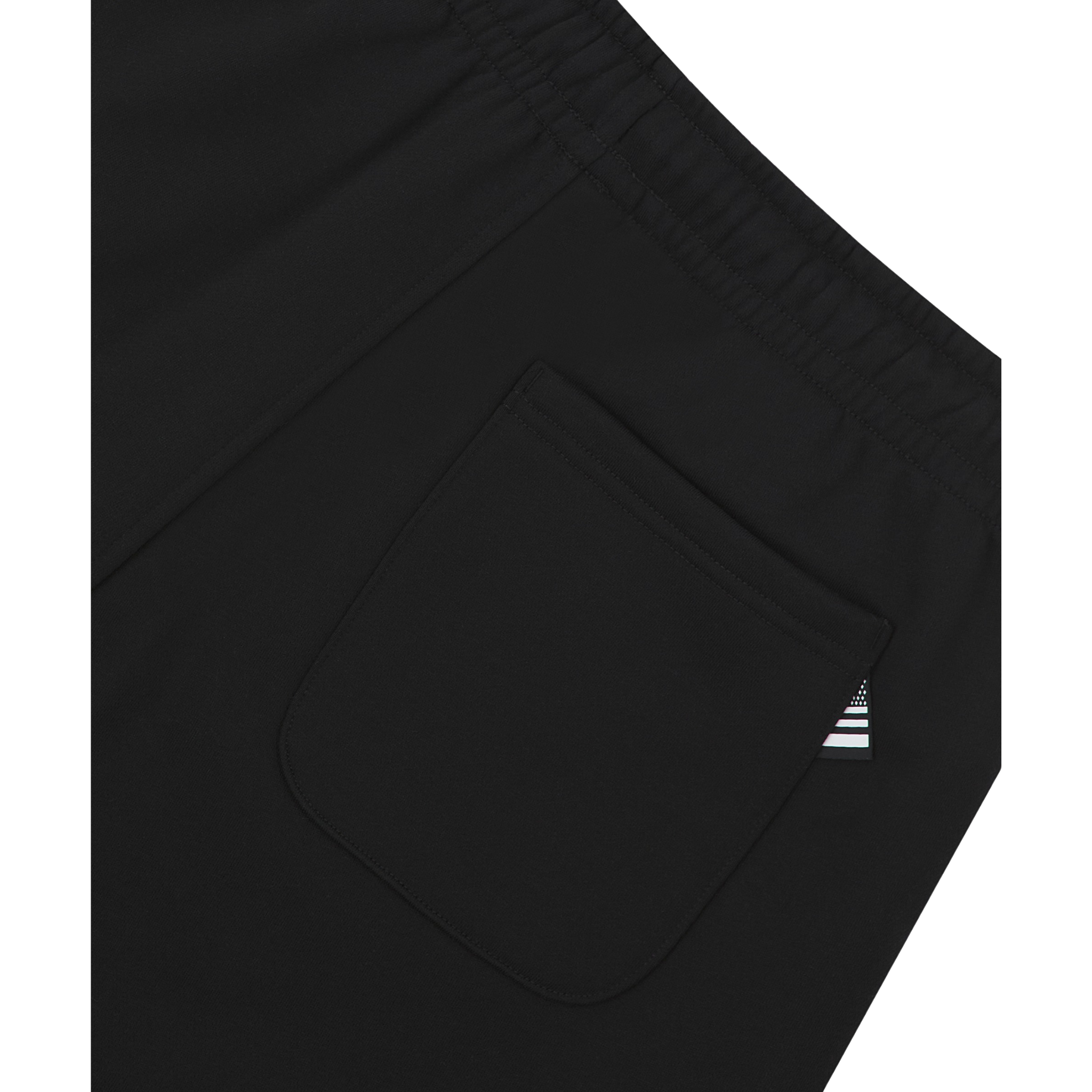 Paper Planes Script Weld Shorts (Black)