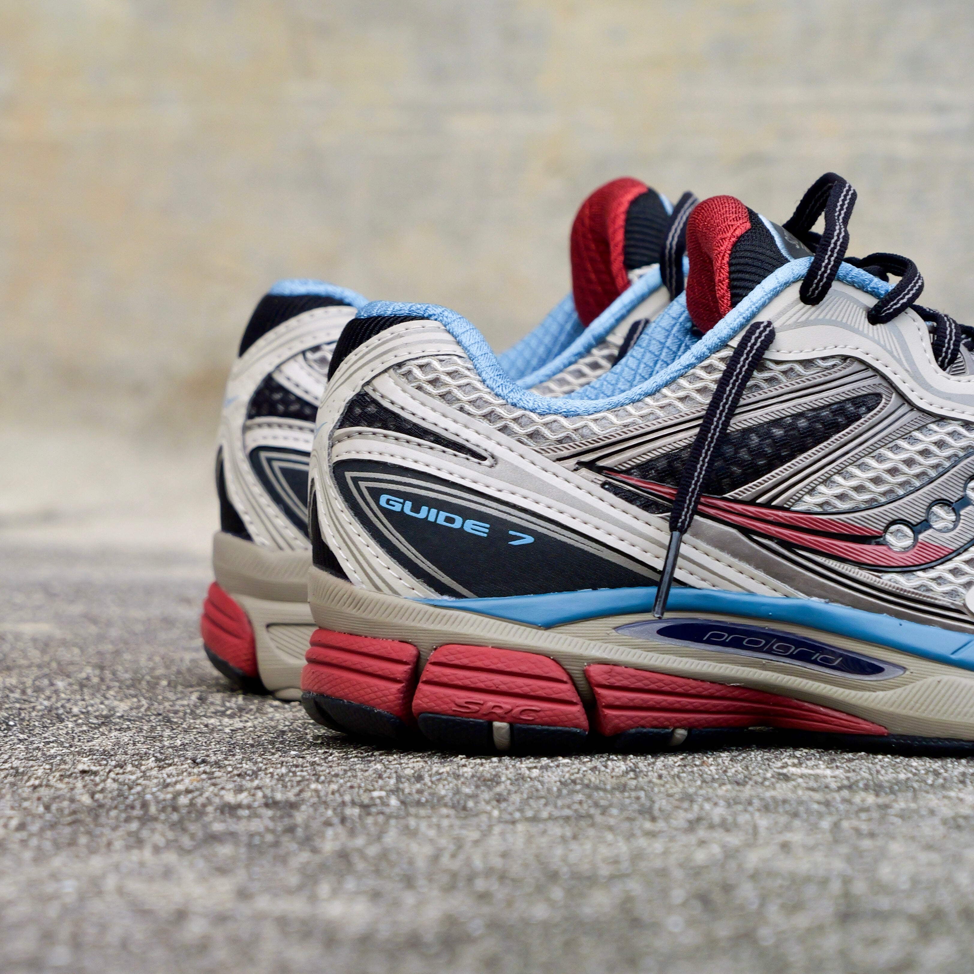 Mens Saucony ProGrid Guide 7 (Taupe/Black) - Saucony