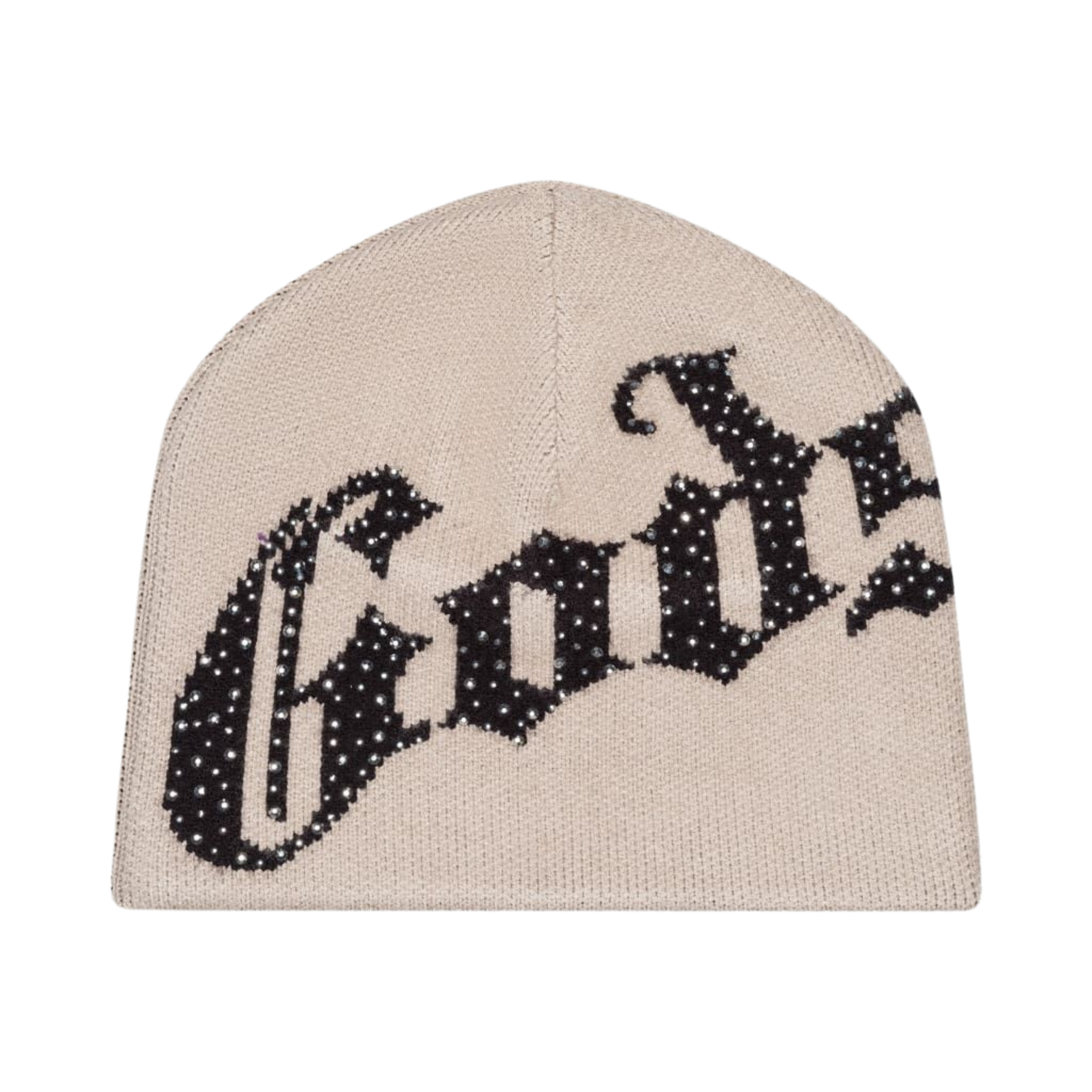 Godspeed OG Logo Studded Beanie (Tan/Black)