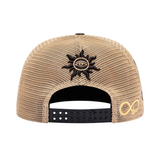 Godspeed GS Forever Trucker Hat (Bone/Blue/Orange)