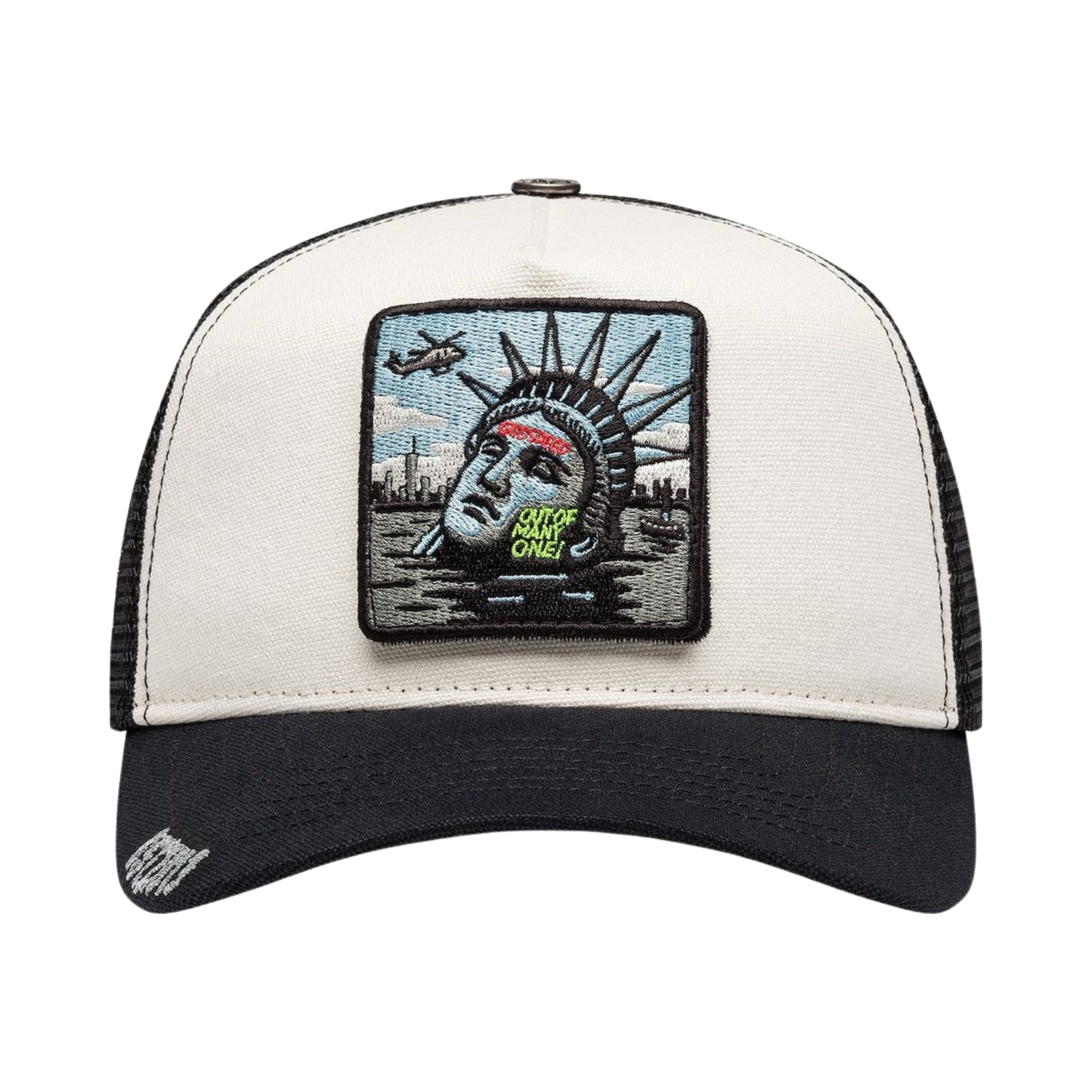 Godspeed "Mood" Trucker Hat II (White/Black Interchangeable Patches) - Godspeed