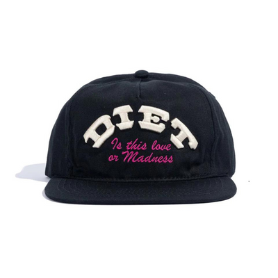Diet Starts Monday Madness Hat (Black/Cream/Pink)