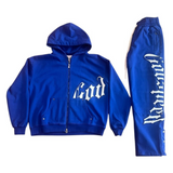 Godspeed OG Logo Sweatsuit V2 (Cobalt Blue)