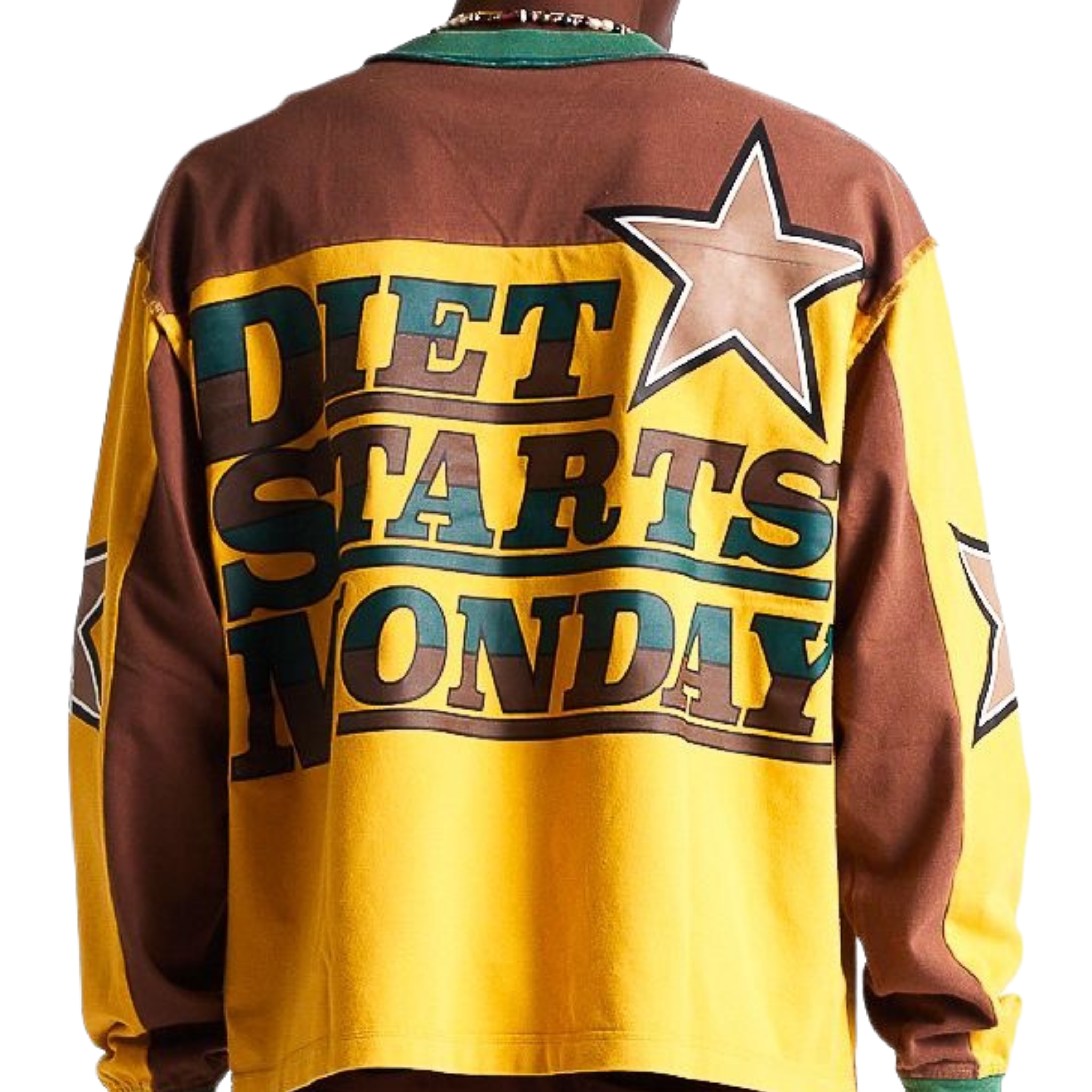 DSM "Supercross" Long Sleeve - (Brown/Yellow) - Diet Starts Monday