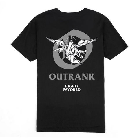 Outrank Highly Favored T-Shirt (Black)