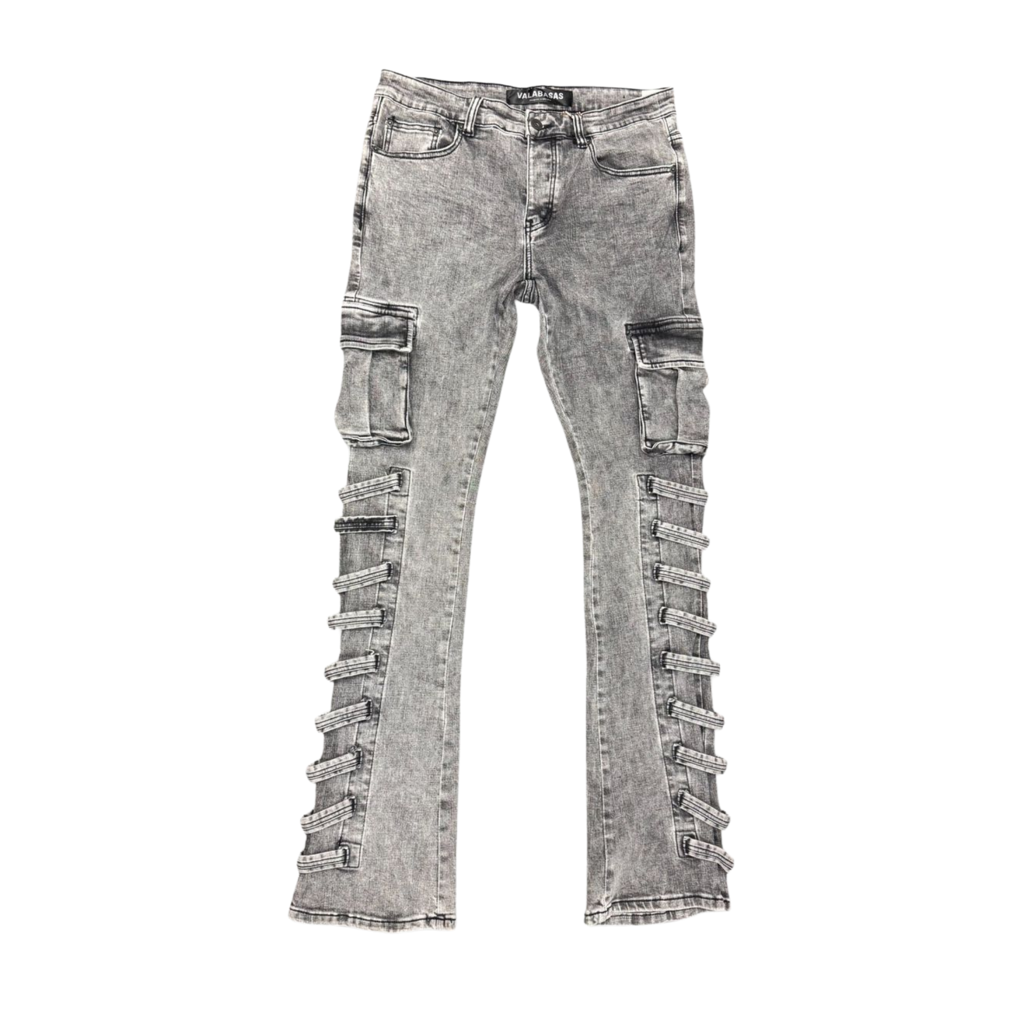 Valabasas "Quantico" Stacked Denim (Light Grey)