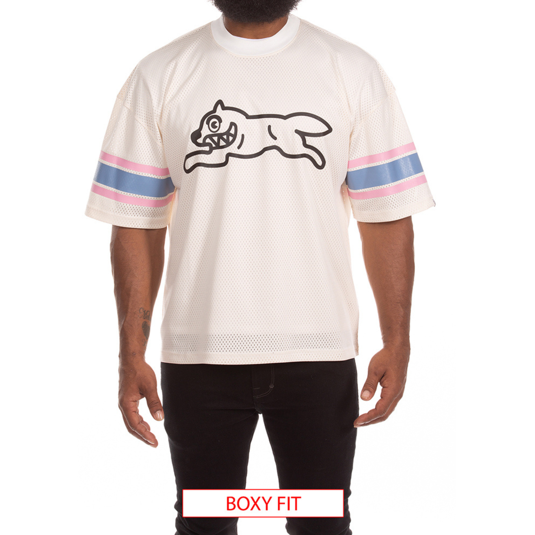 Icecream "Hike" Knit Tee (Boxy Fit)-(Antique White) - Ice Cream