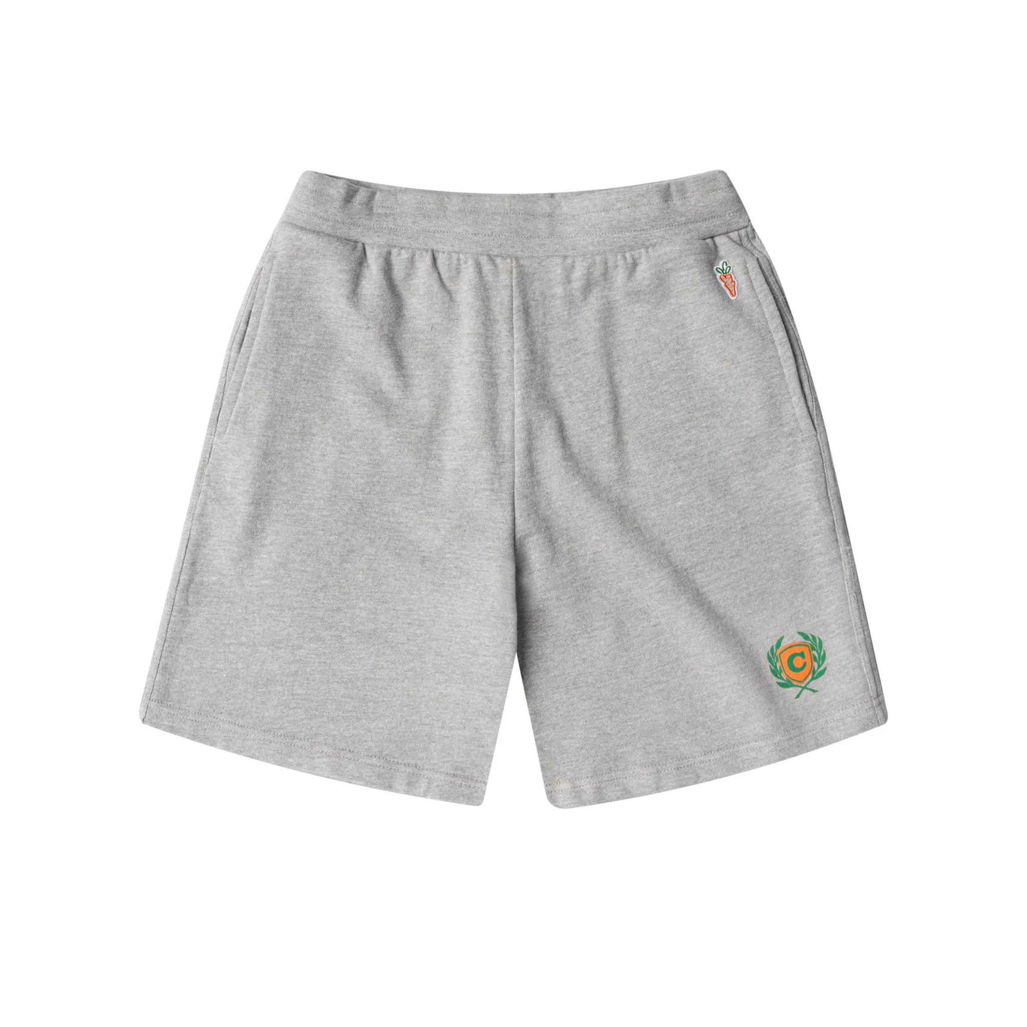 Carrots Farm Zip-Up Sweatshorts (Heather) - Anwar Carrots