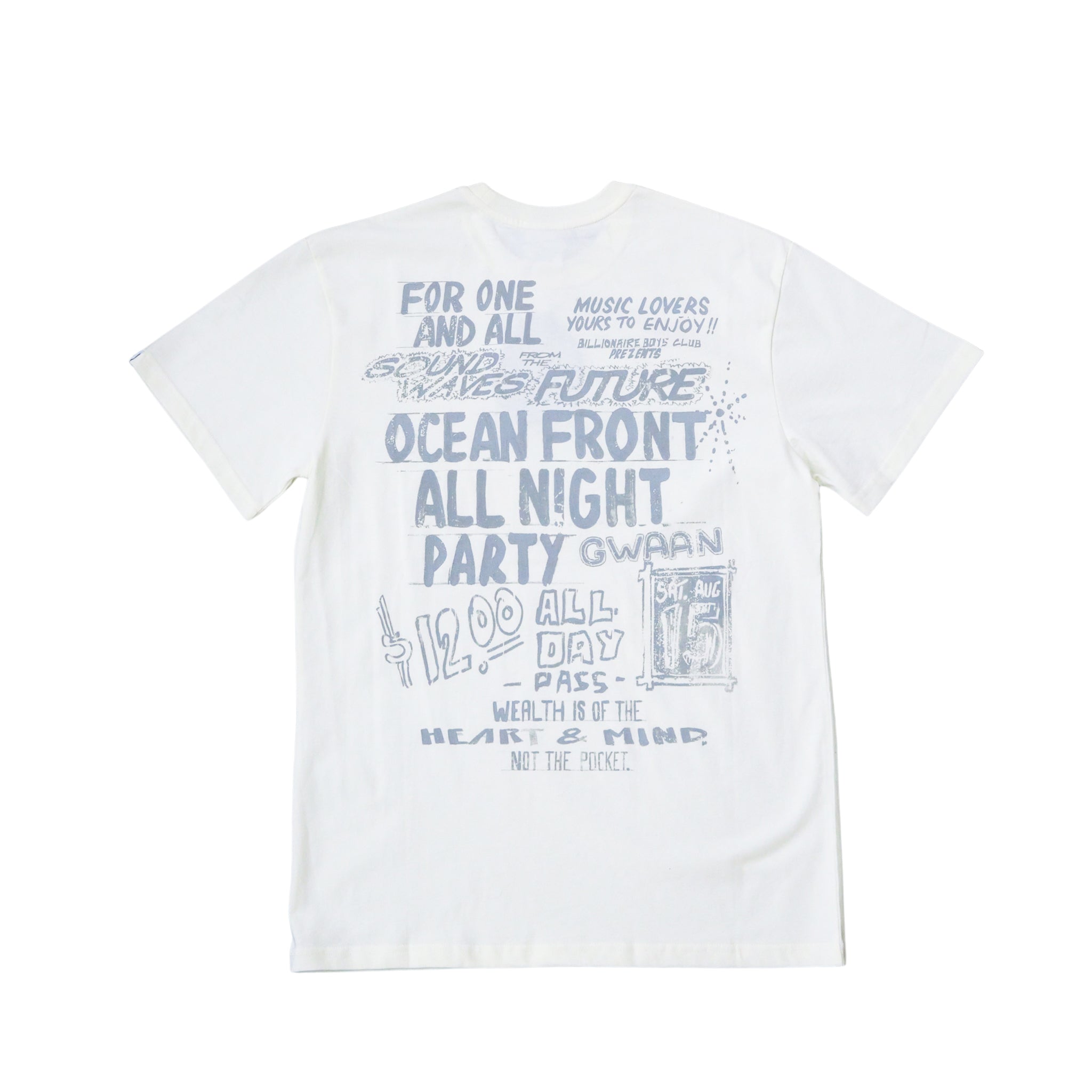 Billionaire Boys Club "Partay" SS Knit OVERSIZED (White) - Billionaire Boys Club