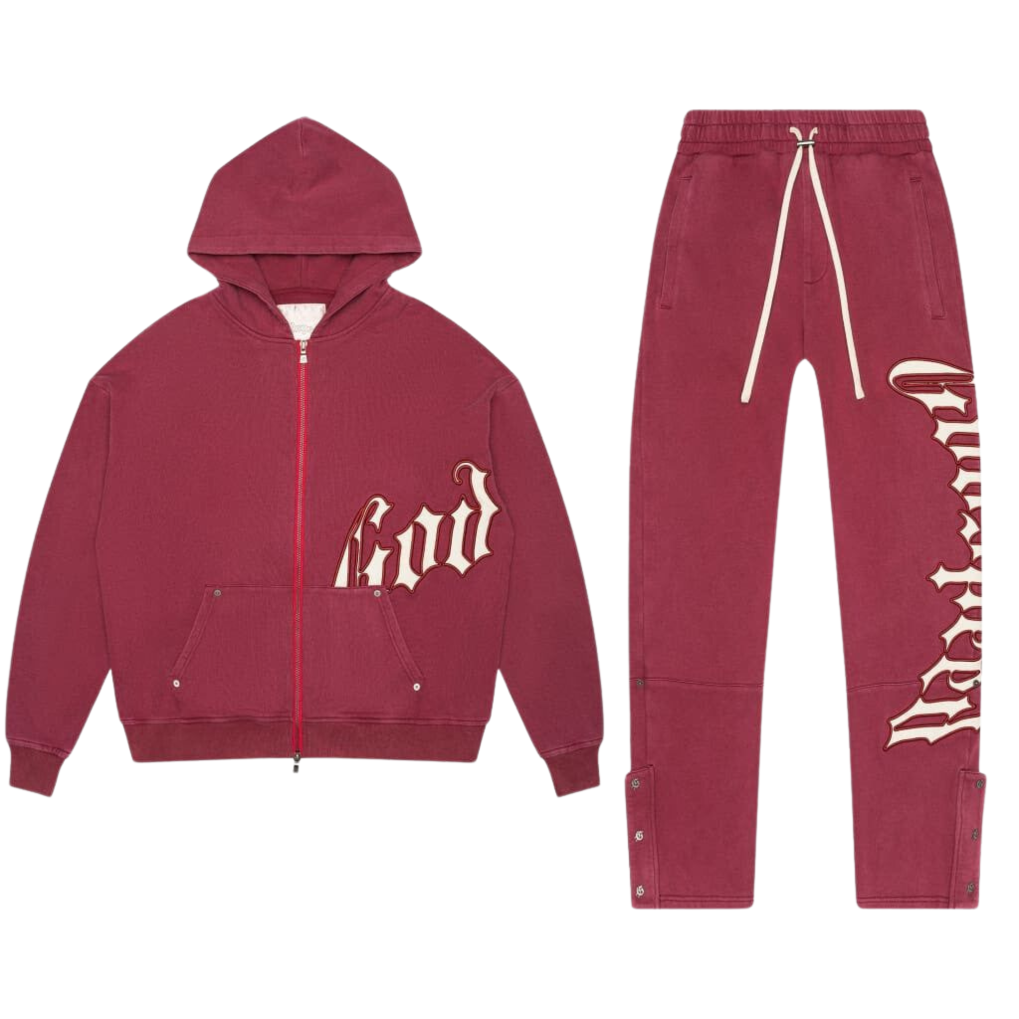 Godspeed OG Logo Sweatsuit V2 (Burgundy)