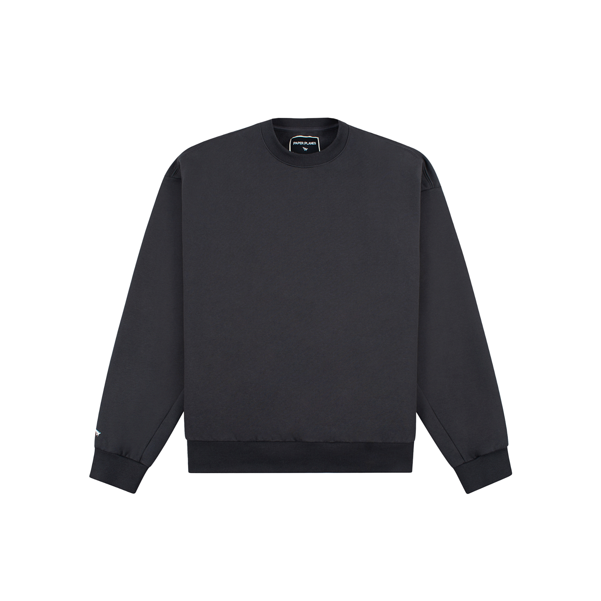 Paper Planes Relaxed Sunset Crewneck (Washed Black)