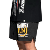 Memory Lane Core Graphic Mesh Short (Black)