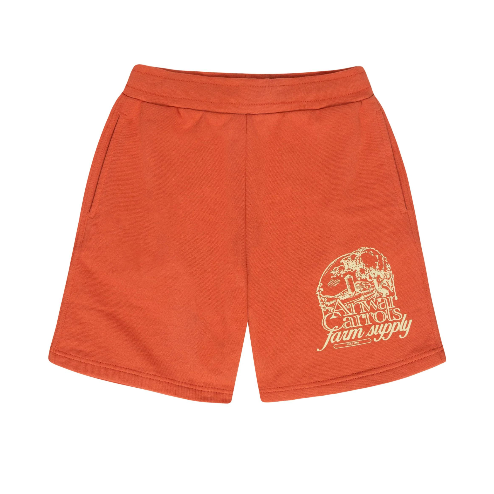 Anwar Carrots Farm Supply Sweatshorts (Orange) - Anwar Carrots