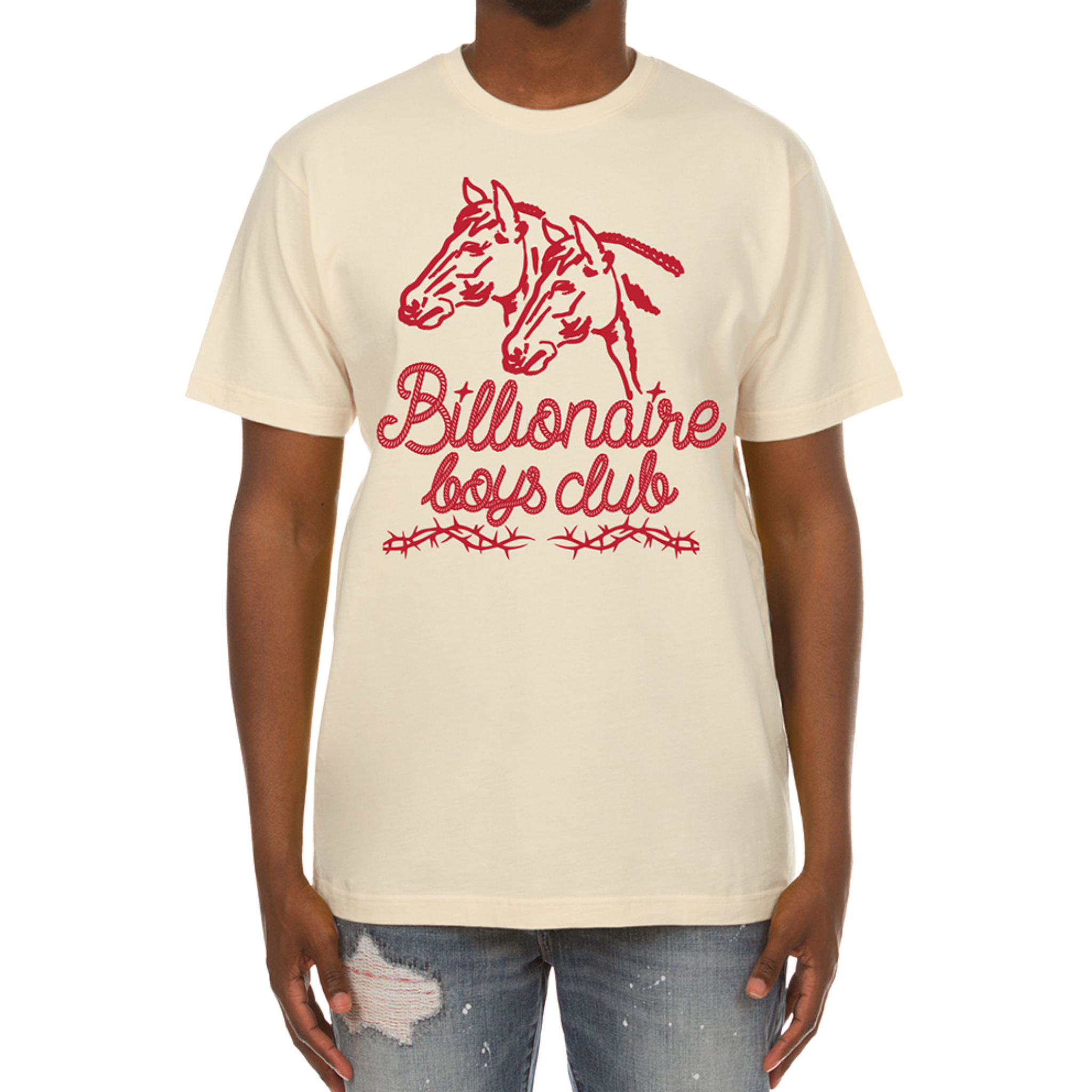 Billionaire Boys Club BB Bronco SS Knit (Whisper White)