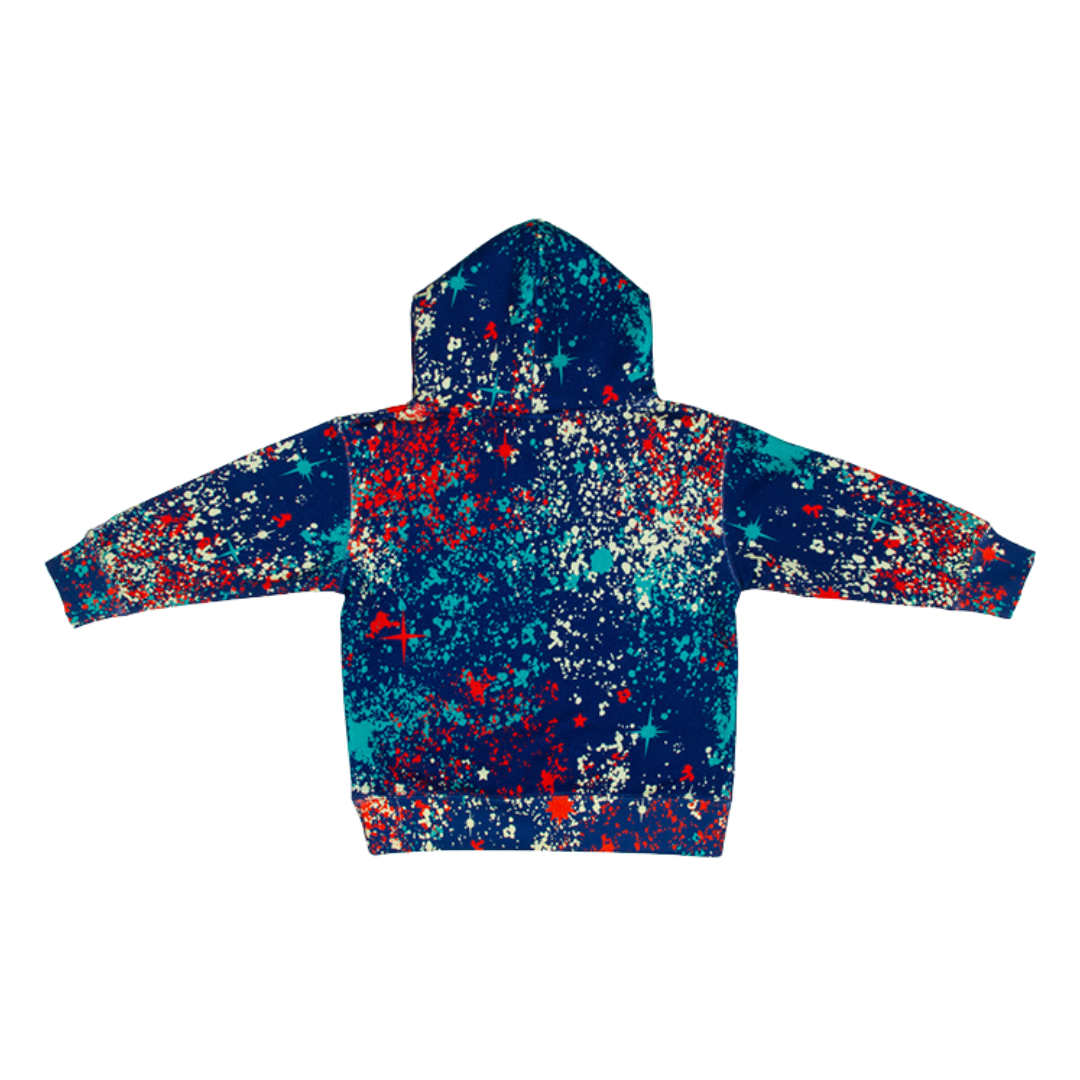 Kids Billionaire Boys Club Milky Way Hoodie (Monaco Blue) - Billionaire Boys Club