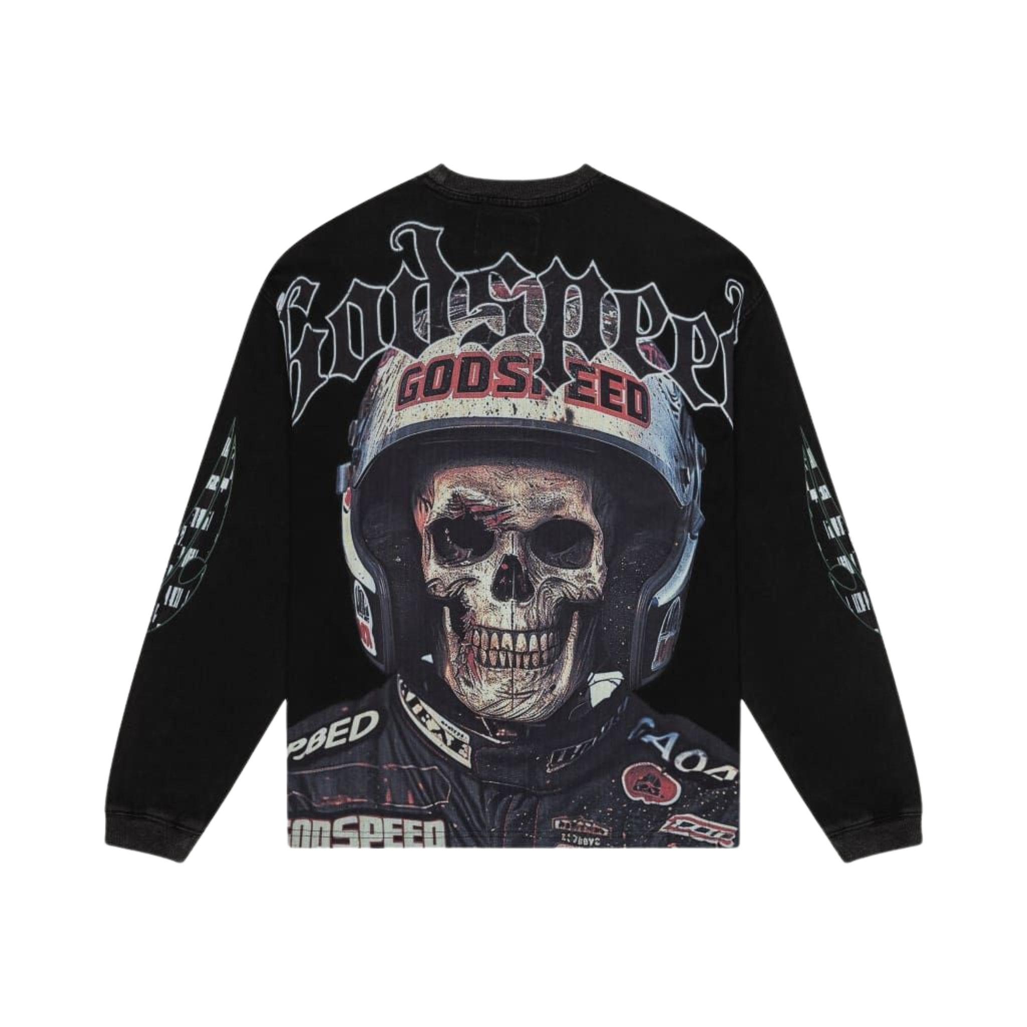 Godspeed 'CrashOut' LS T-shirt (Black Wash)