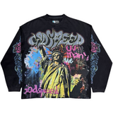Godspeed "Vandal" LS T-Shirt (Black Wash) - Godspeed