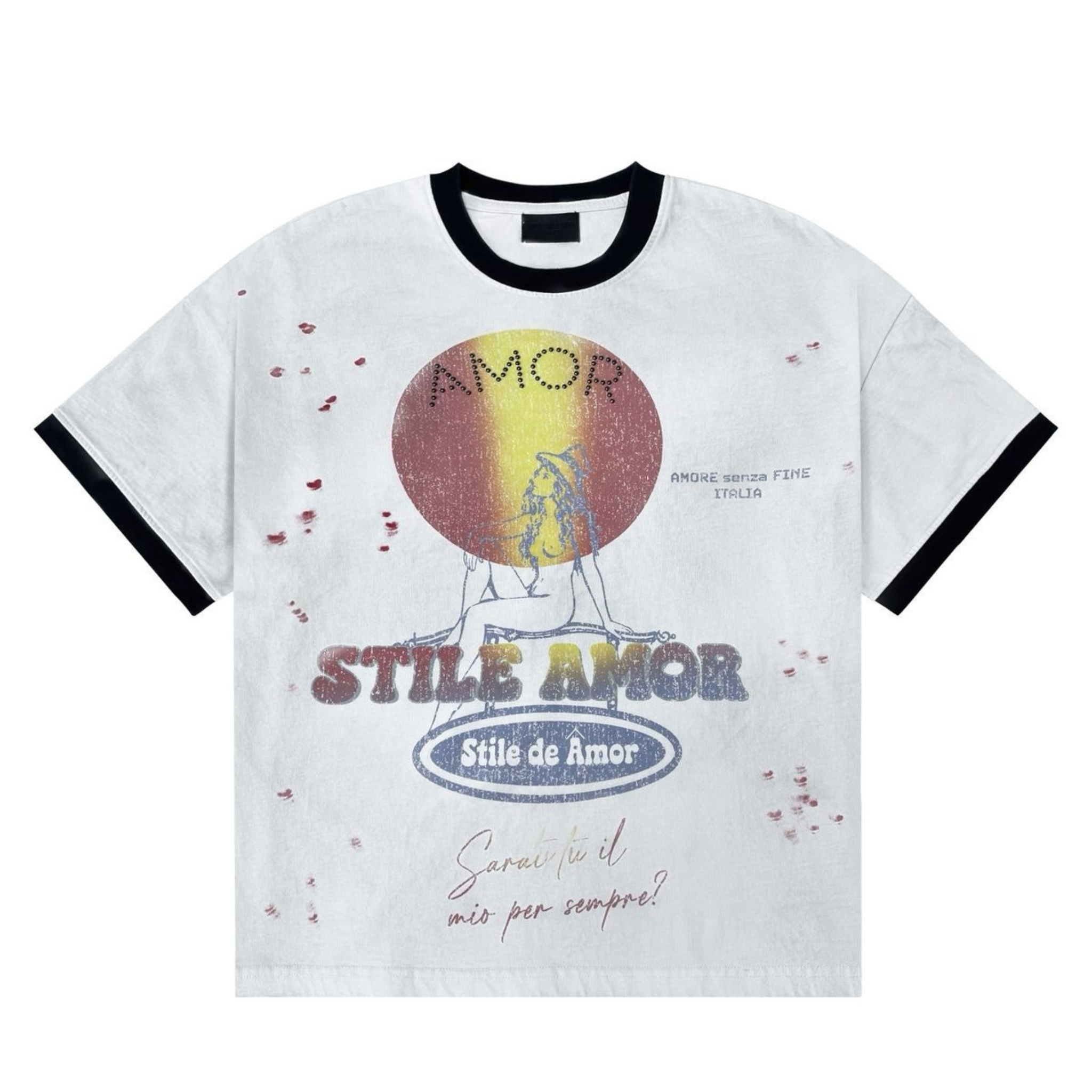 Stile De Amor "BUON VINO" Tee (White)