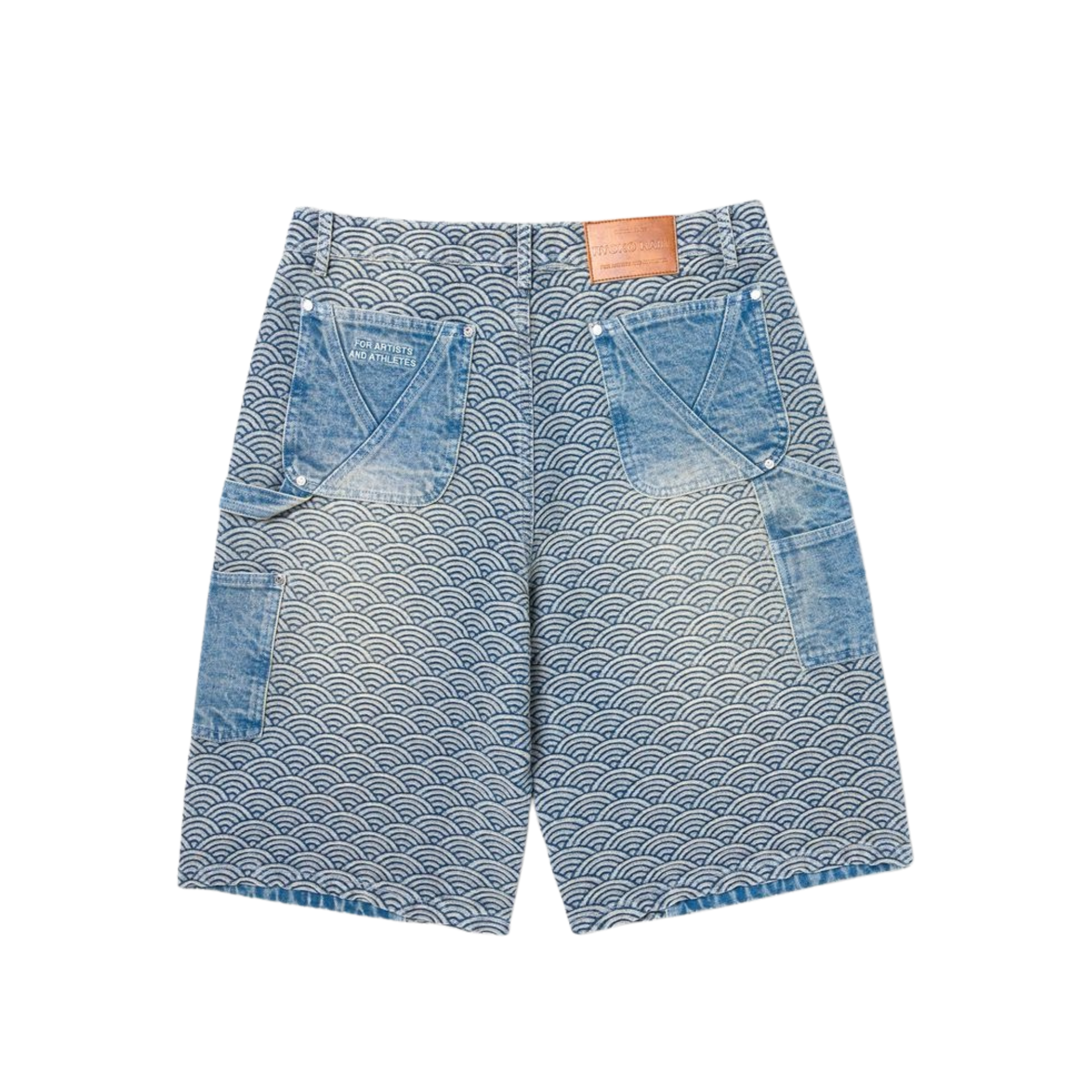 Ryoko Rain "Seigaiha" Denim Shorts