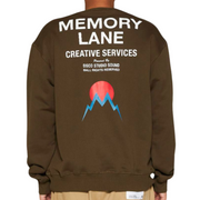 Memory Lane Creative Services Crewneck (Olive) - Memory Lane