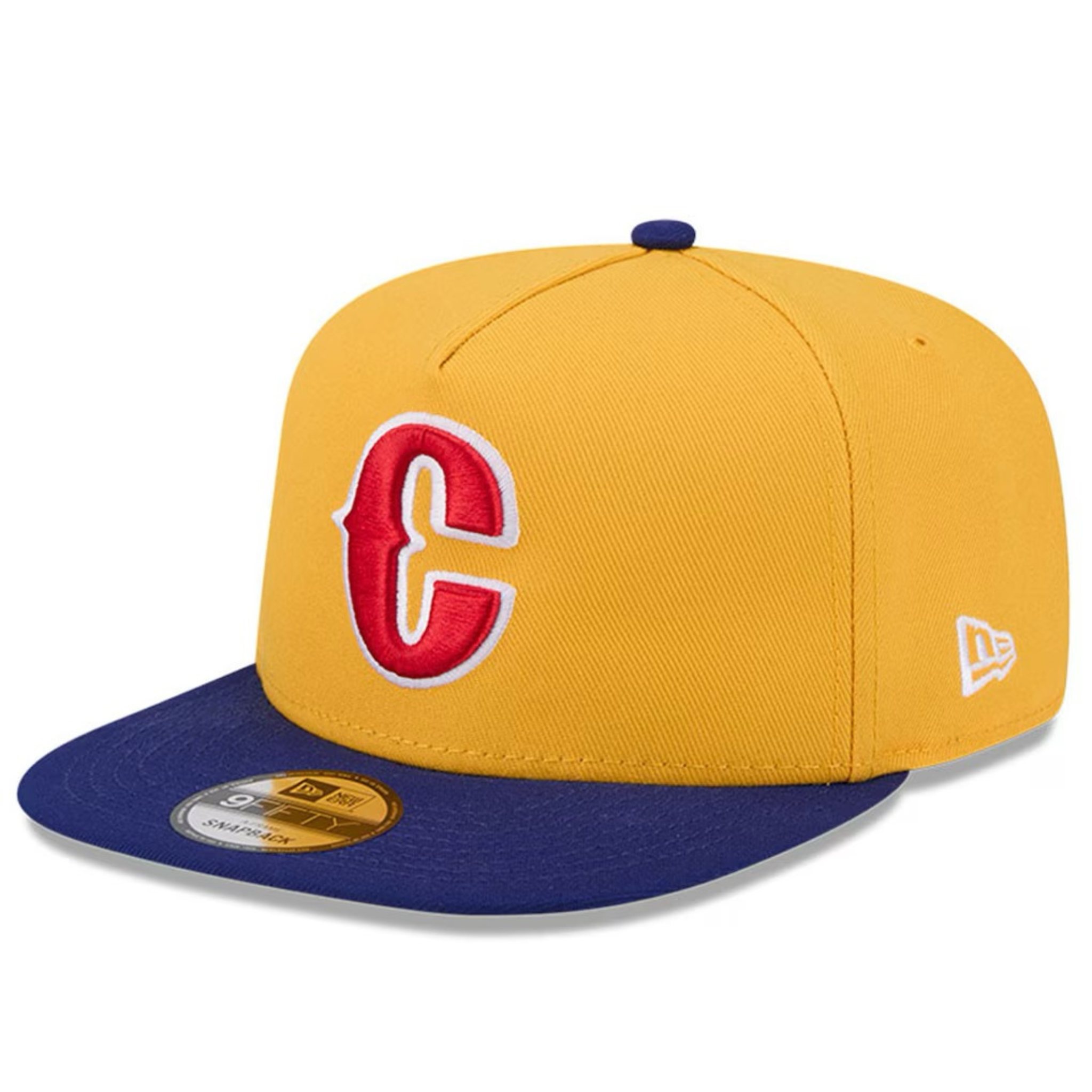 Colombia Baseball New Era 2026 World Baseball Classic 9FIFTY A-Frame Snapback Hat - Yellow/Blue - New Era