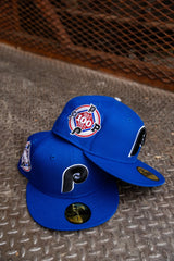 New Era Philadelphia Phillies 100th Anniversary Grey UV (Royal) 59Fifty Fitted