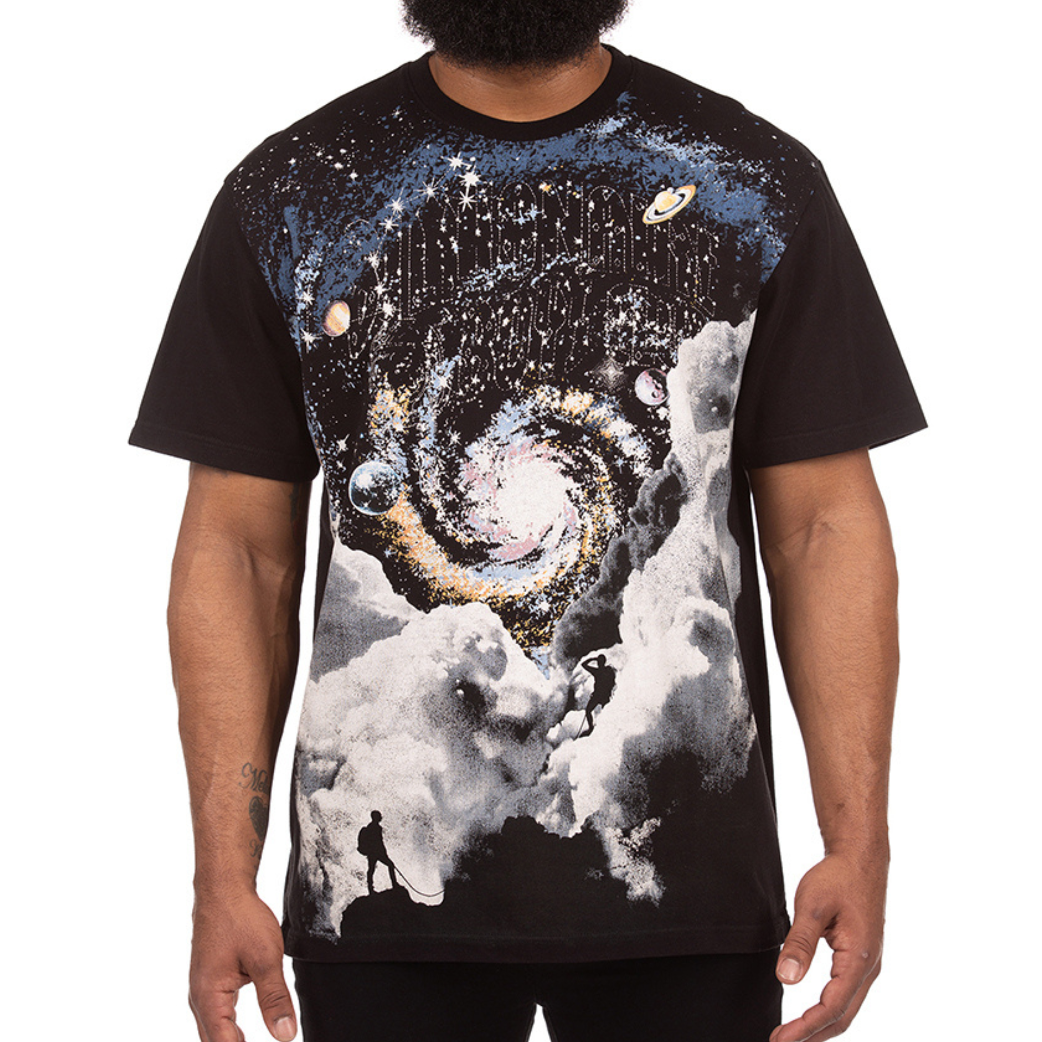 Billionaire Boys Club Galaxy SS Oversized Knit (Black) - Billionaire Boys Club