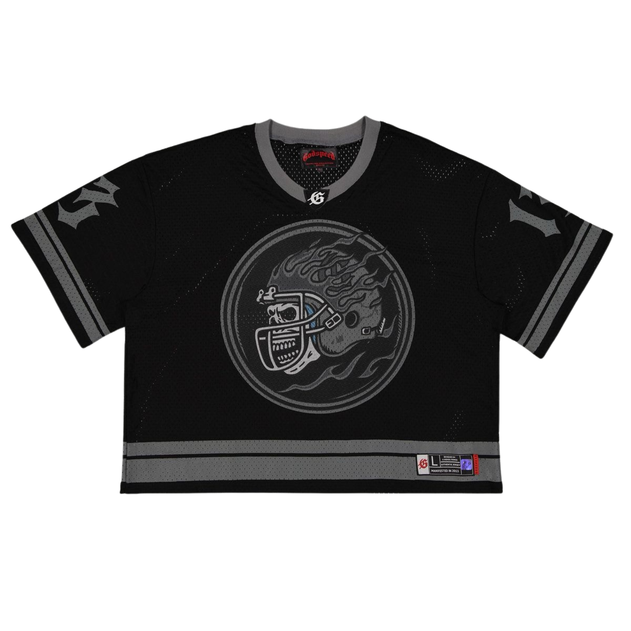 Godspeed "First Down Jersey" (Black/Grey) - Godspeed