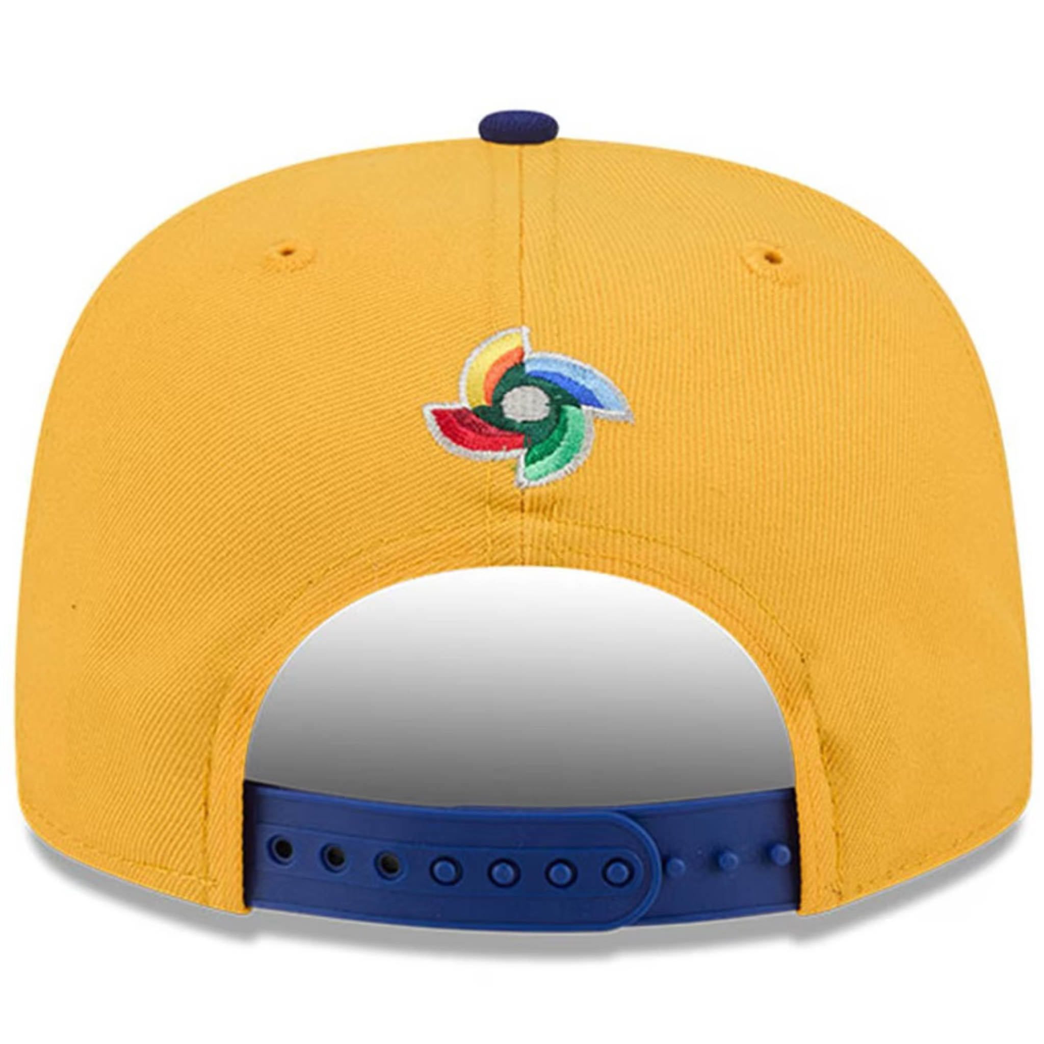 Colombia Baseball New Era 2026 World Baseball Classic 9FIFTY A-Frame Snapback Hat - Yellow/Blue - New Era