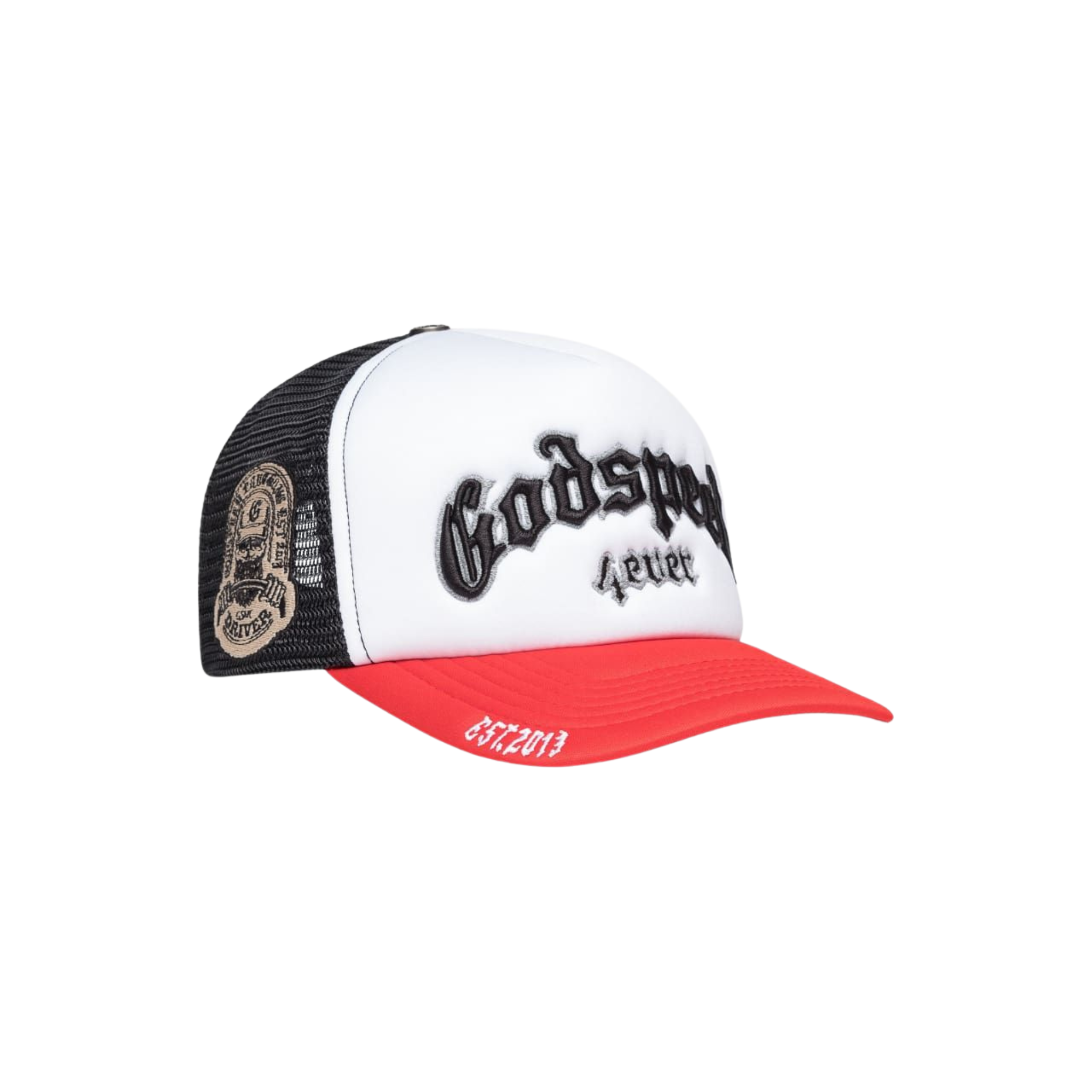 Godspeed GS Forever Foam Trucker Hat (Black/Red)