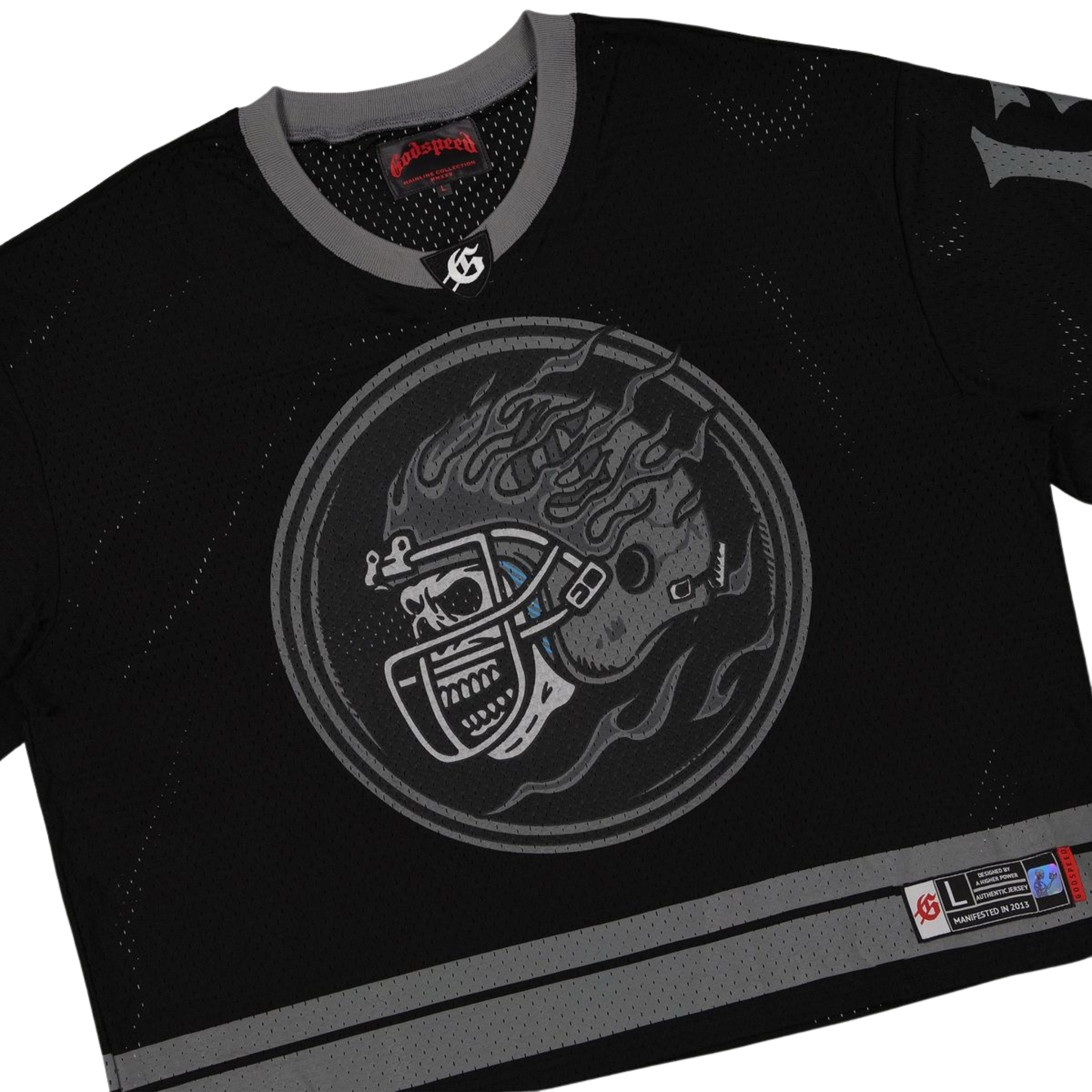 Godspeed "First Down Jersey" (Black/Grey) - Godspeed