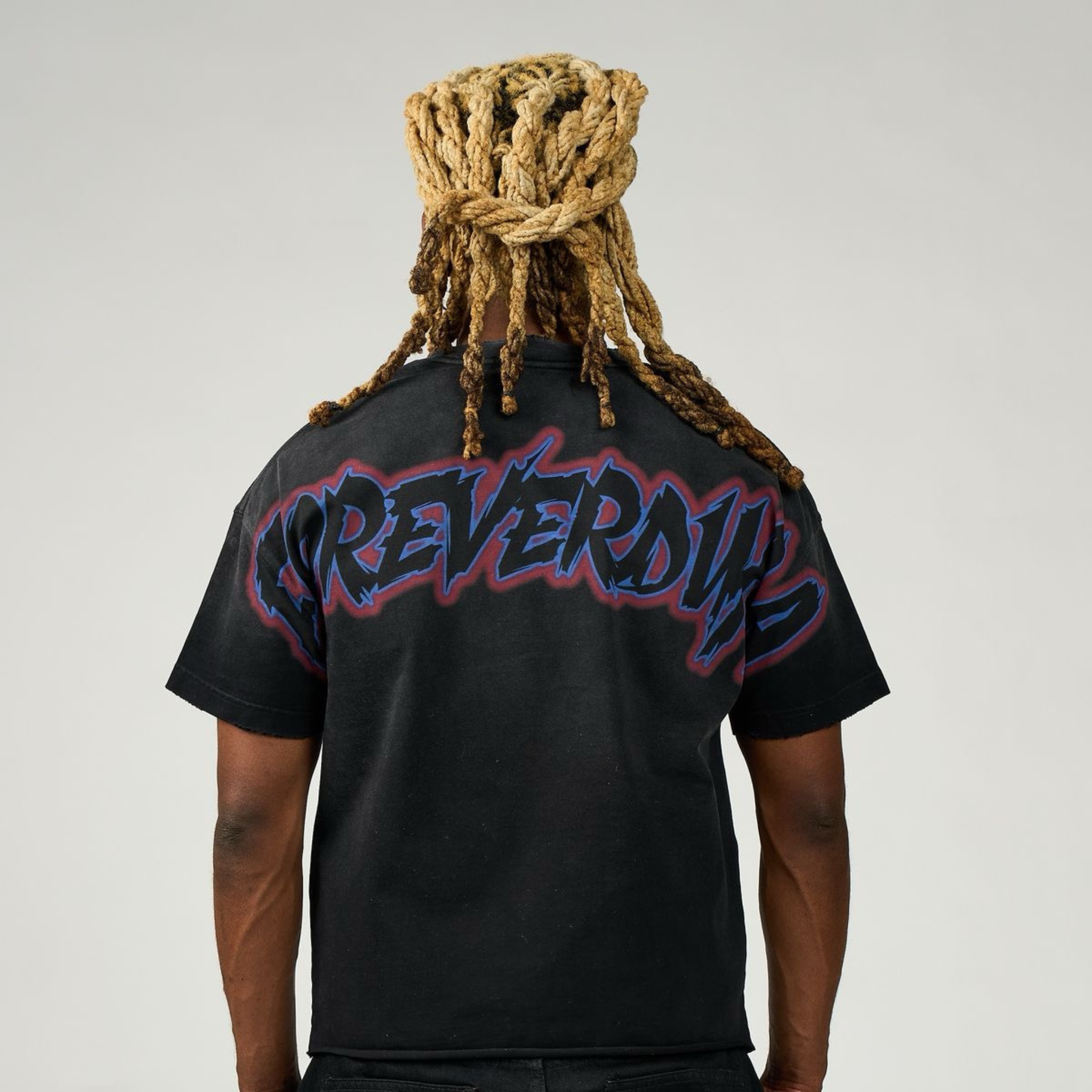 DUAA "Invasion 2" SS Tee (Black) - DUAA