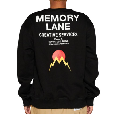 Memory Lane Creative Services Crewneck (Black) - Memory Lane