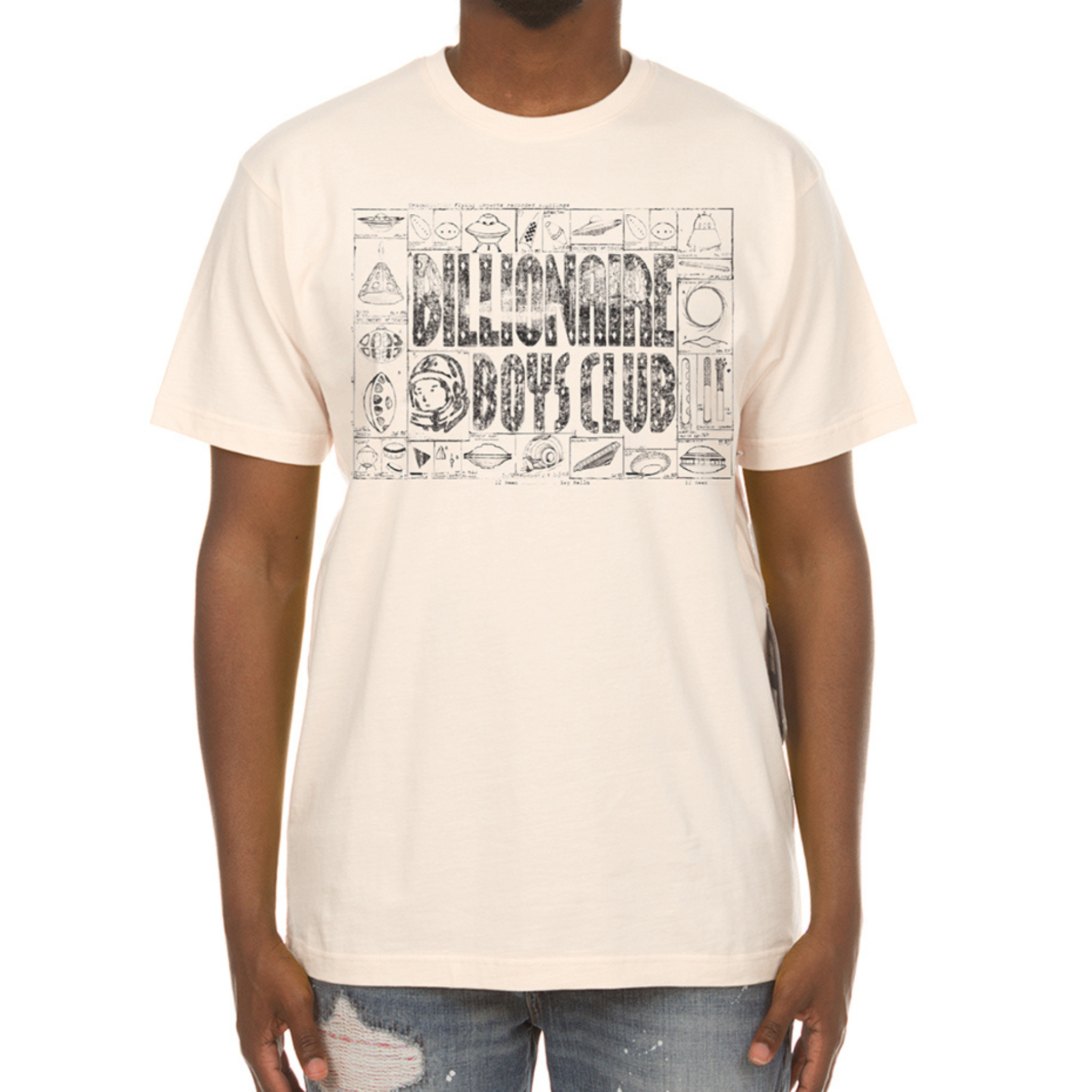 Billionaire Boys Club BB Schematic SS Tee (Gardenia)